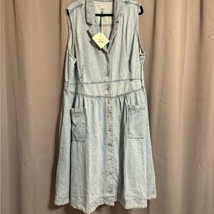 Ava & Viv Light Blue Denim Dress